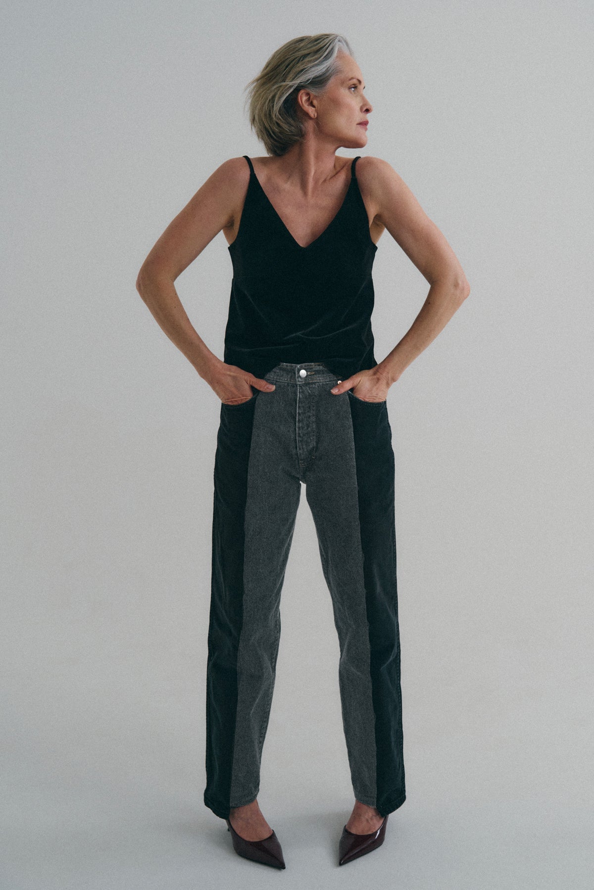 Boyfriend Jean Black/Grey - ELV Denim
