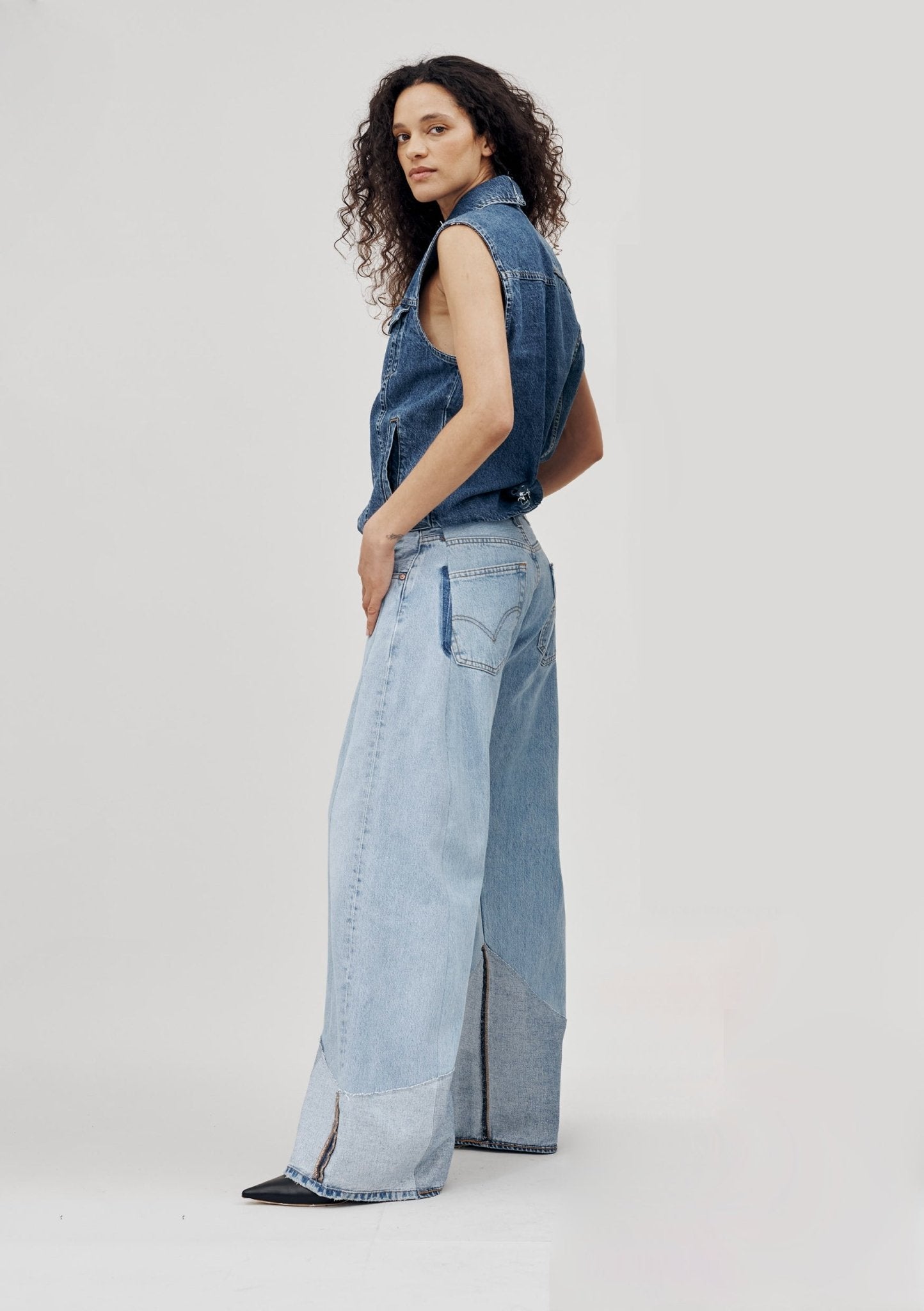 Clapton Jean Wide Leg Light Blue - ELV Denim