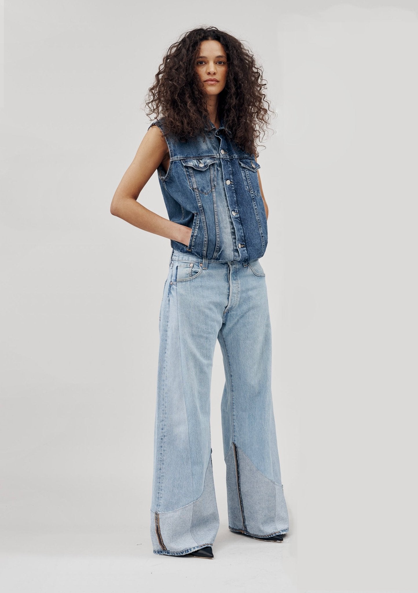 Clapton Jean Wide Leg Light Blue - ELV Denim