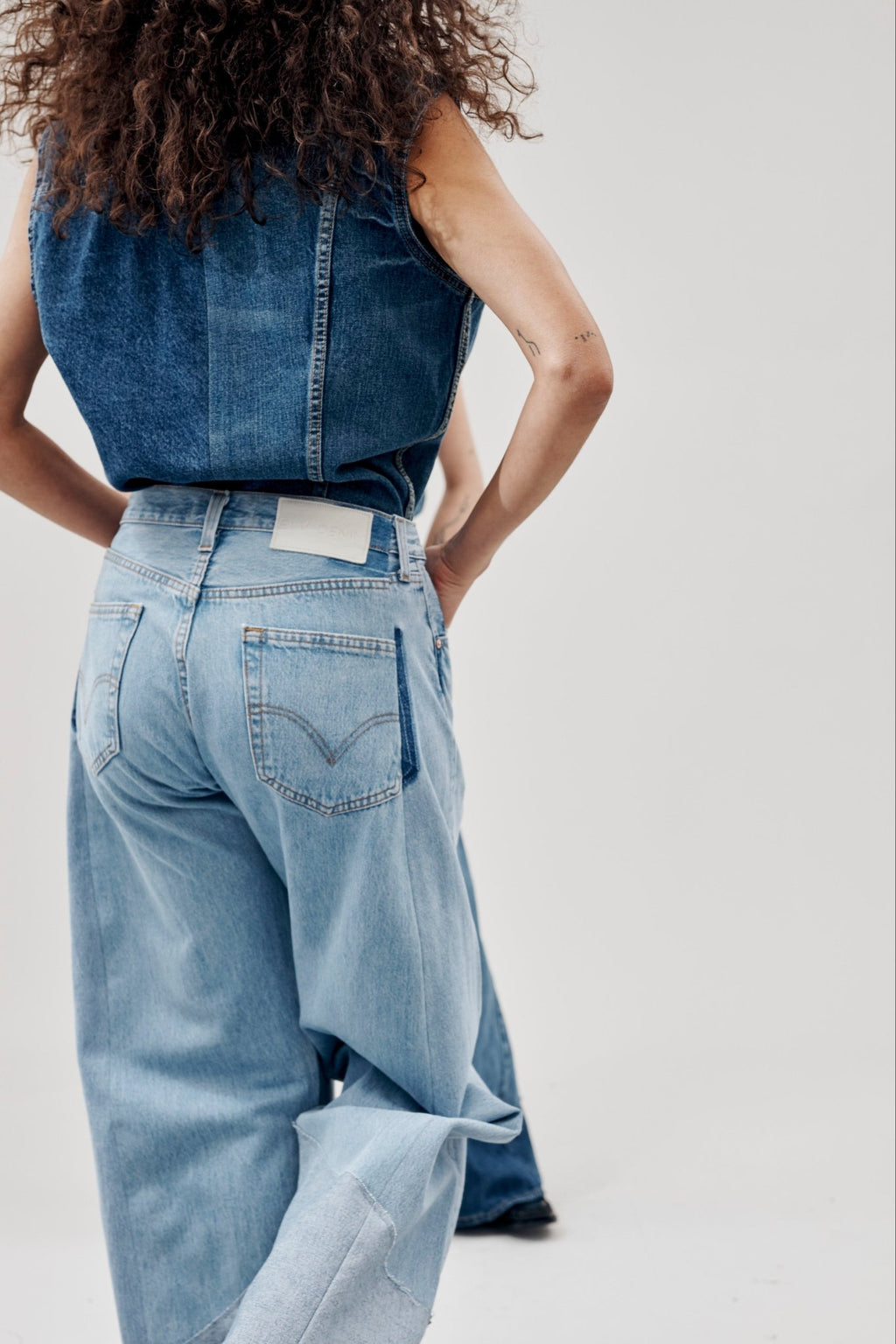 Clapton Jean Wide Leg Light Blue - ELV Denim