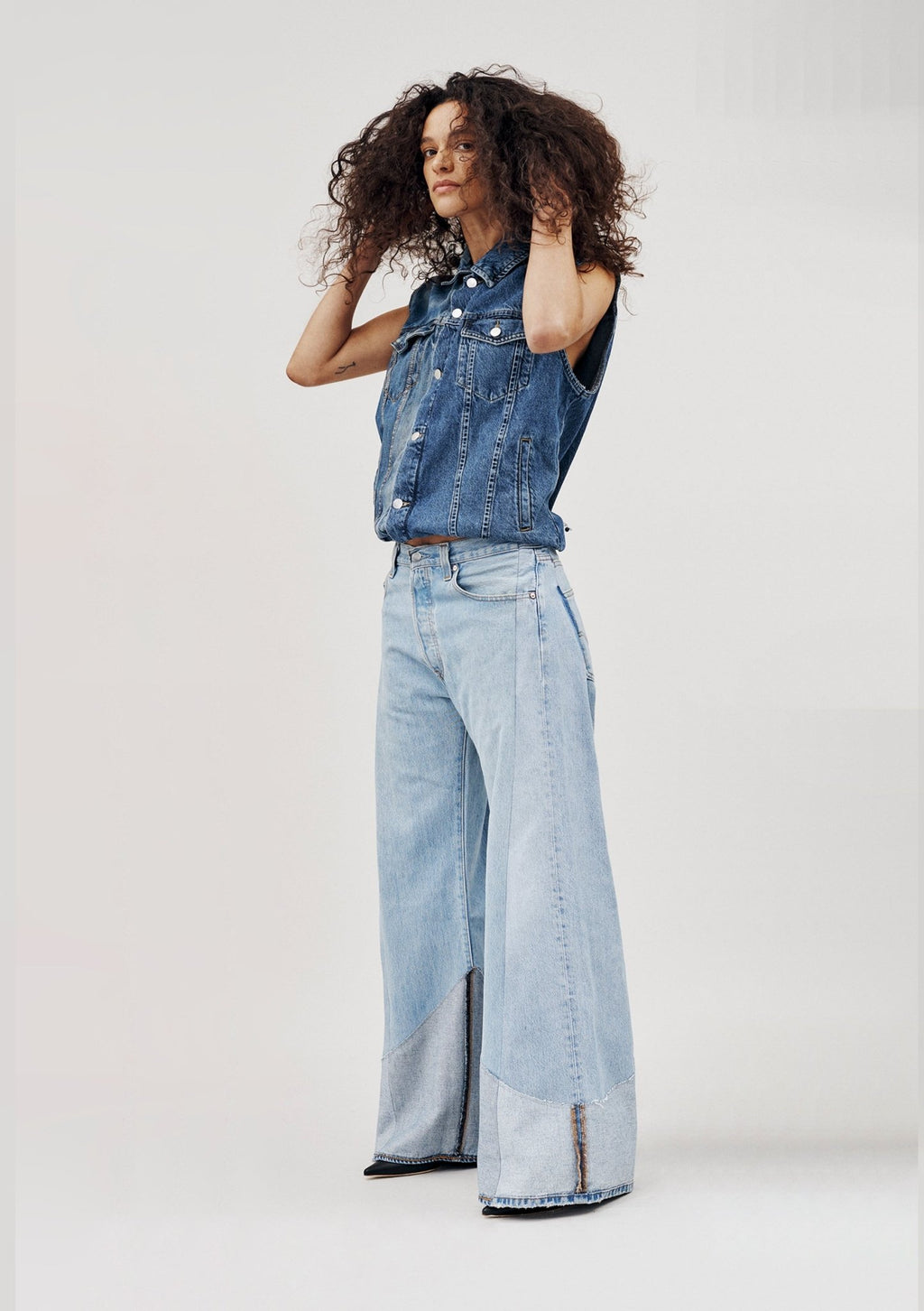 Clapton Jean Wide Leg Light Blue - ELV Denim
