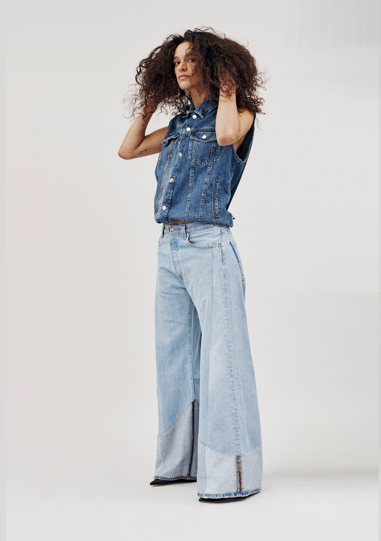 Clapton Jean Wide Leg Light Blue - ELV Denim