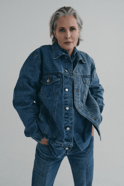 Classic Denim Jacket Denim Mid Blue - ELV Denim pinetree studios london