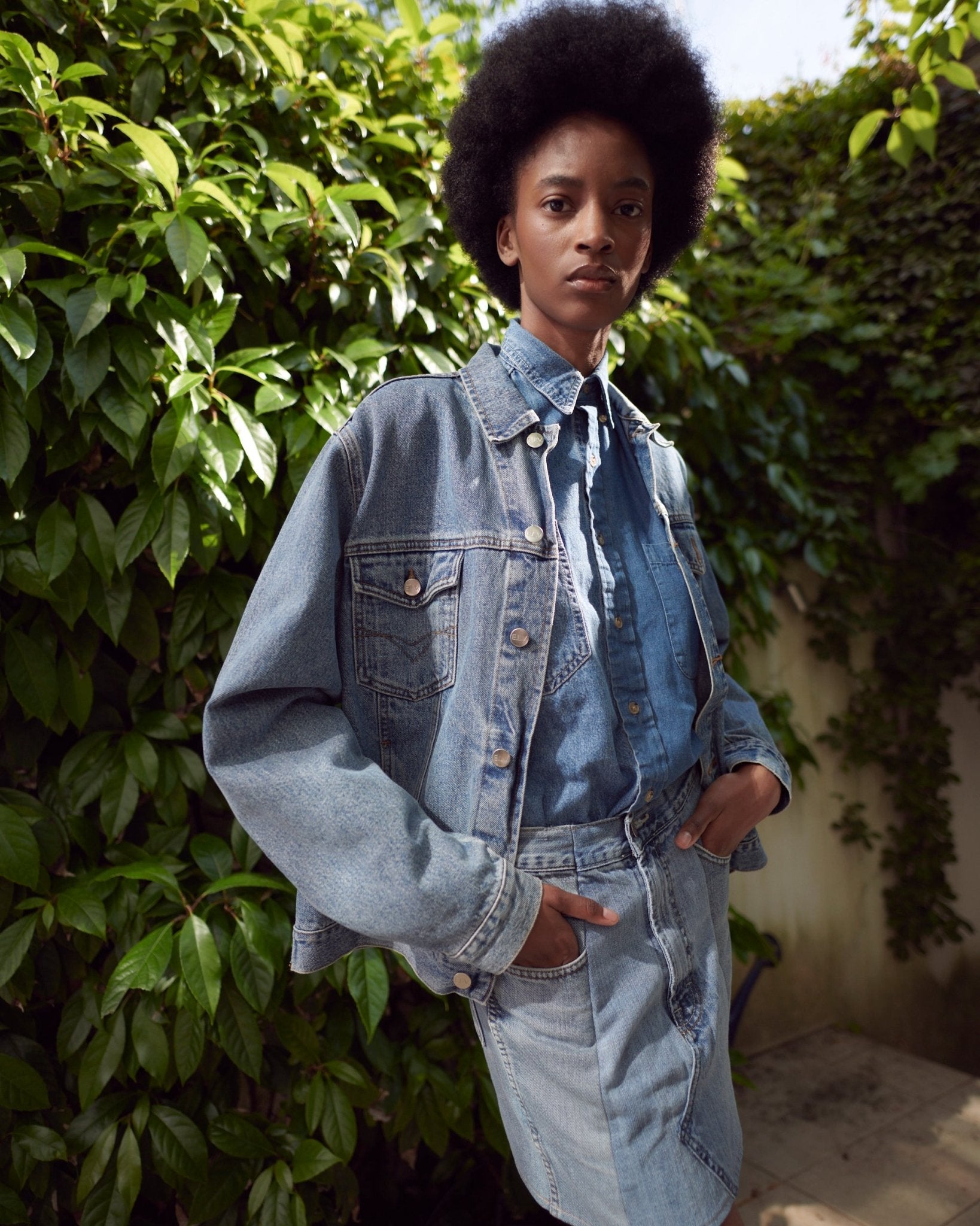 Classic Denim Shirt Light Blue - E.L.V. Denim