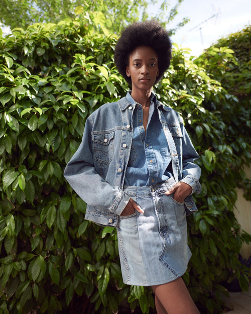 Classic Denim Shirt Light Blue - E.L.V. Denim