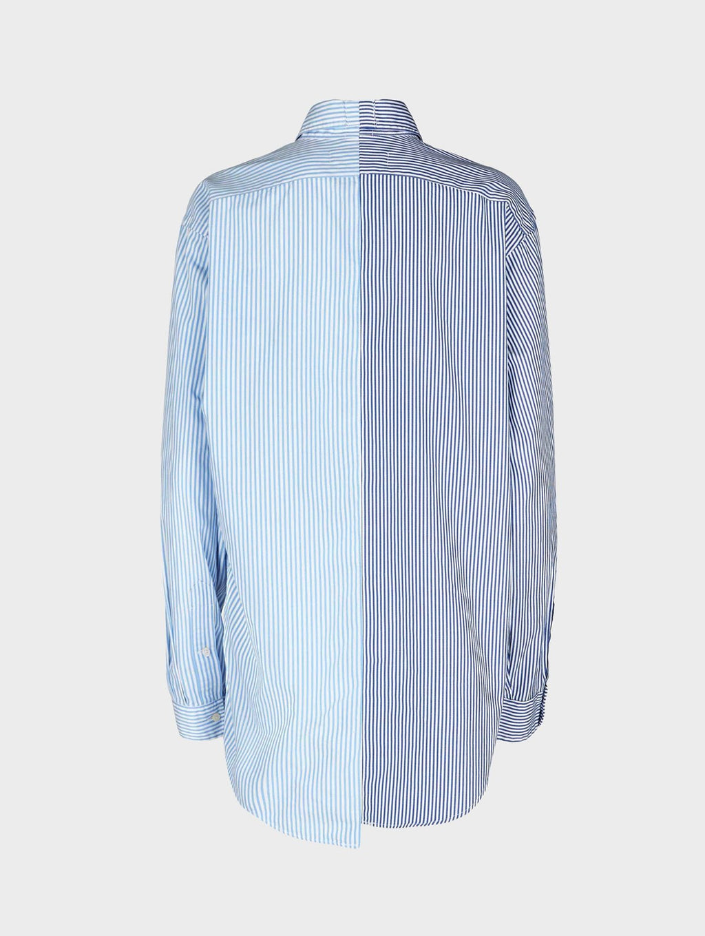 Diana Shirt Stripe Cotton Poplin Light Blue - ELV Denim