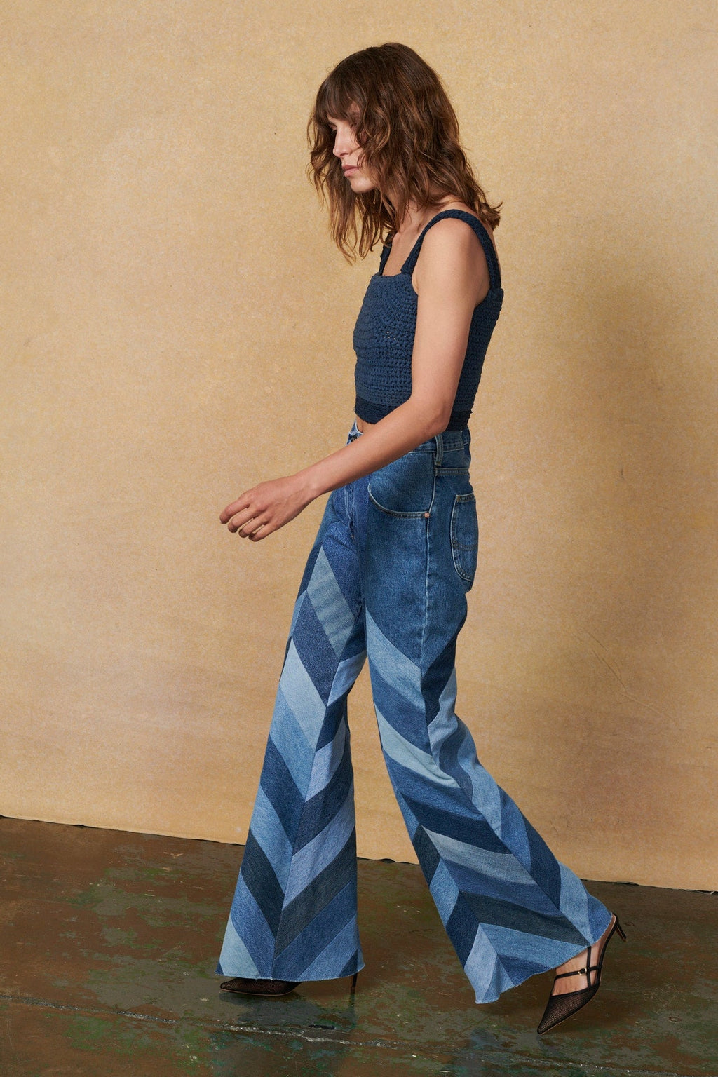 Farrah Patchwork Jean - ELV Denim