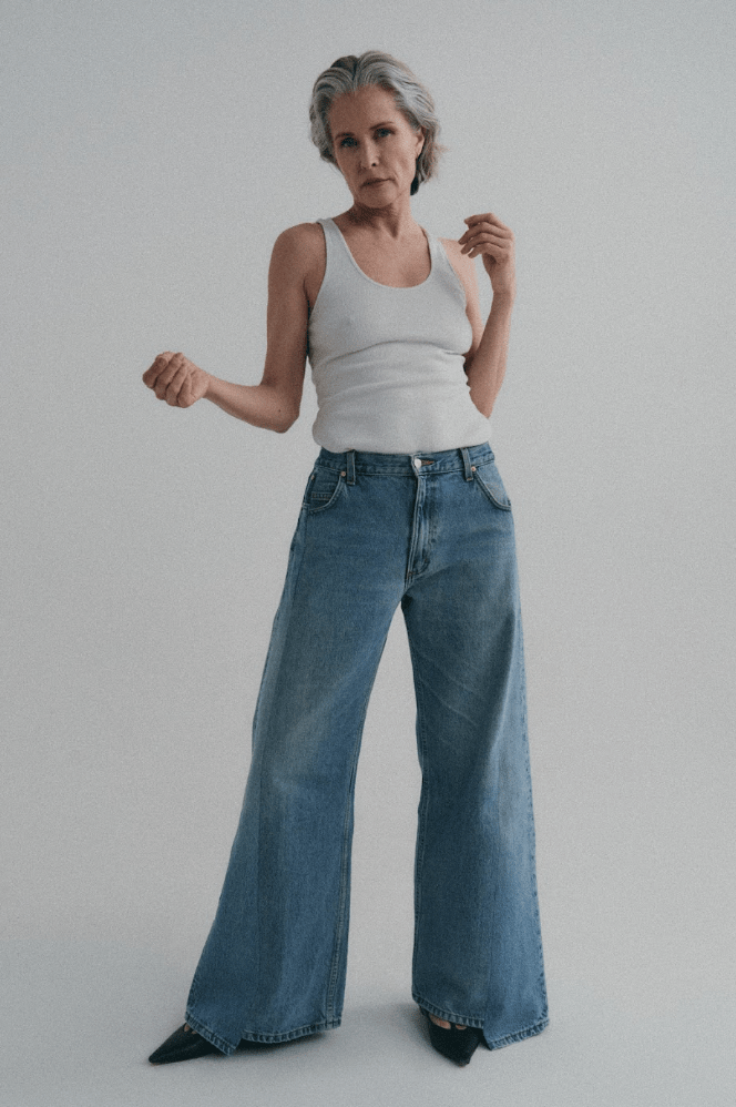 Freya Wide Leg Jean Light Blue - ELV Denim