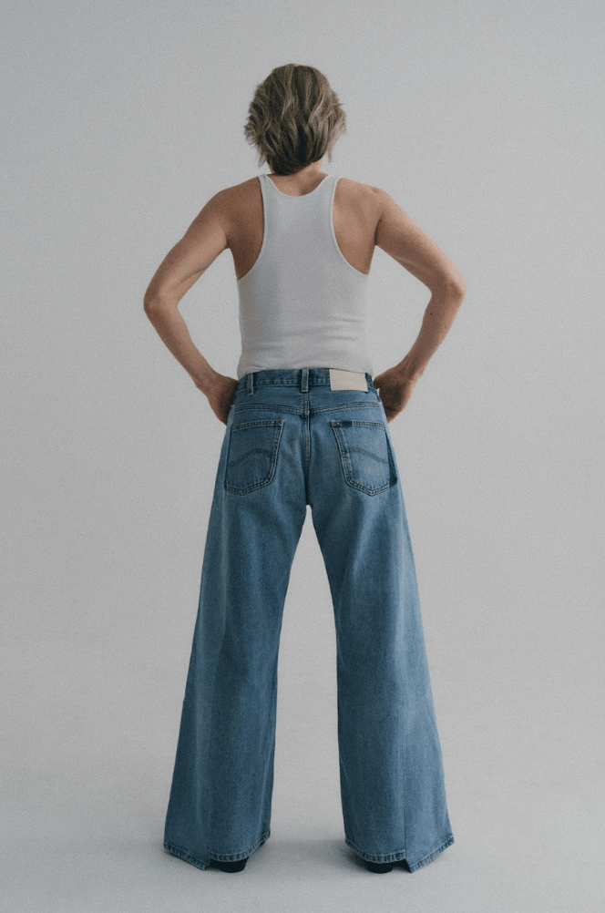 Freya Wide Leg Jean Light Blue - ELV Denim