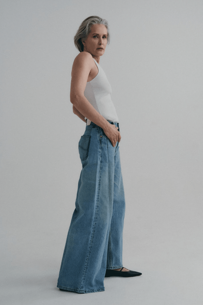 Freya Wide Leg Jean Light Blue - ELV Denim