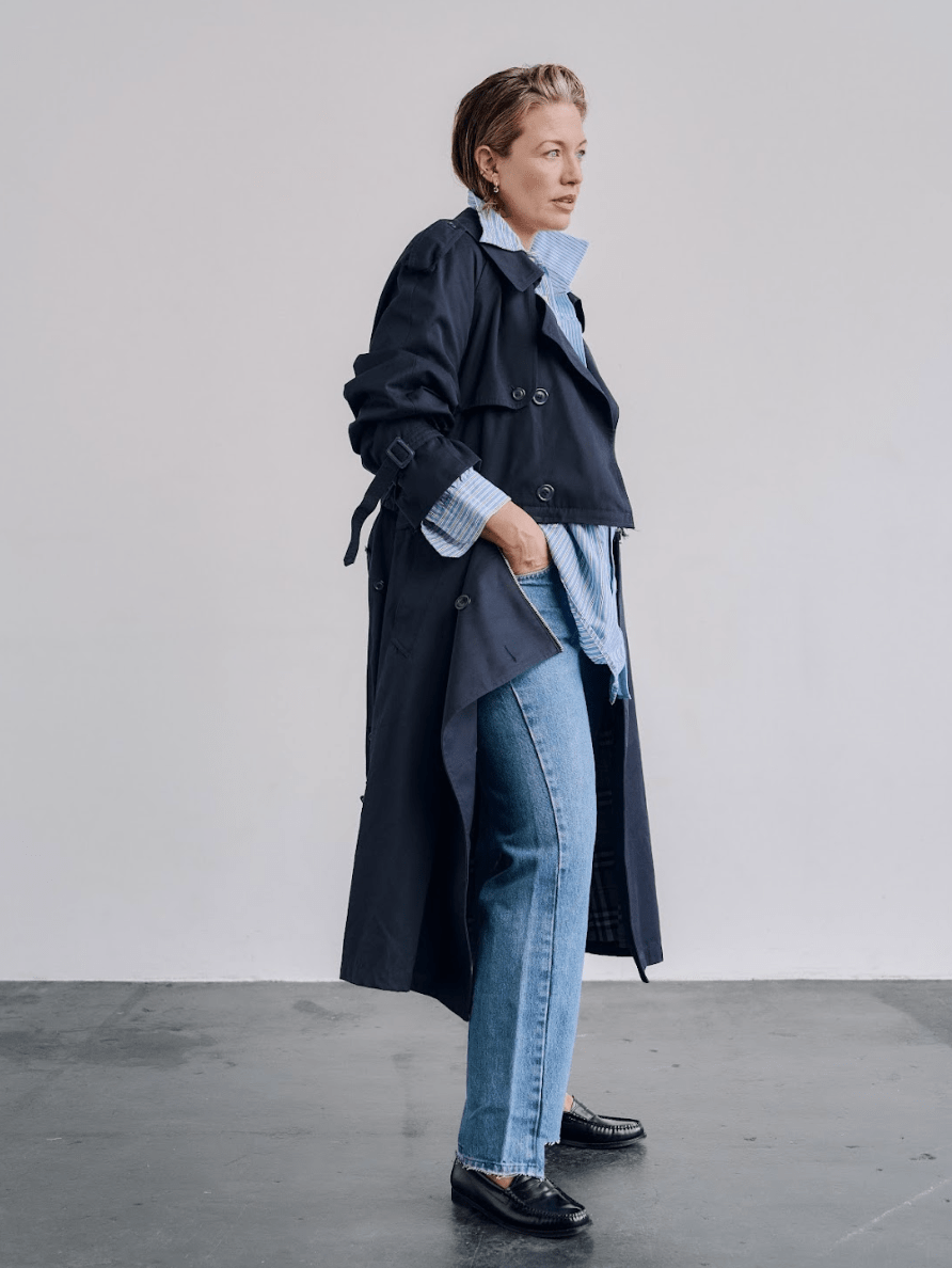 Hackney Trench Midnight - ELV Denim
