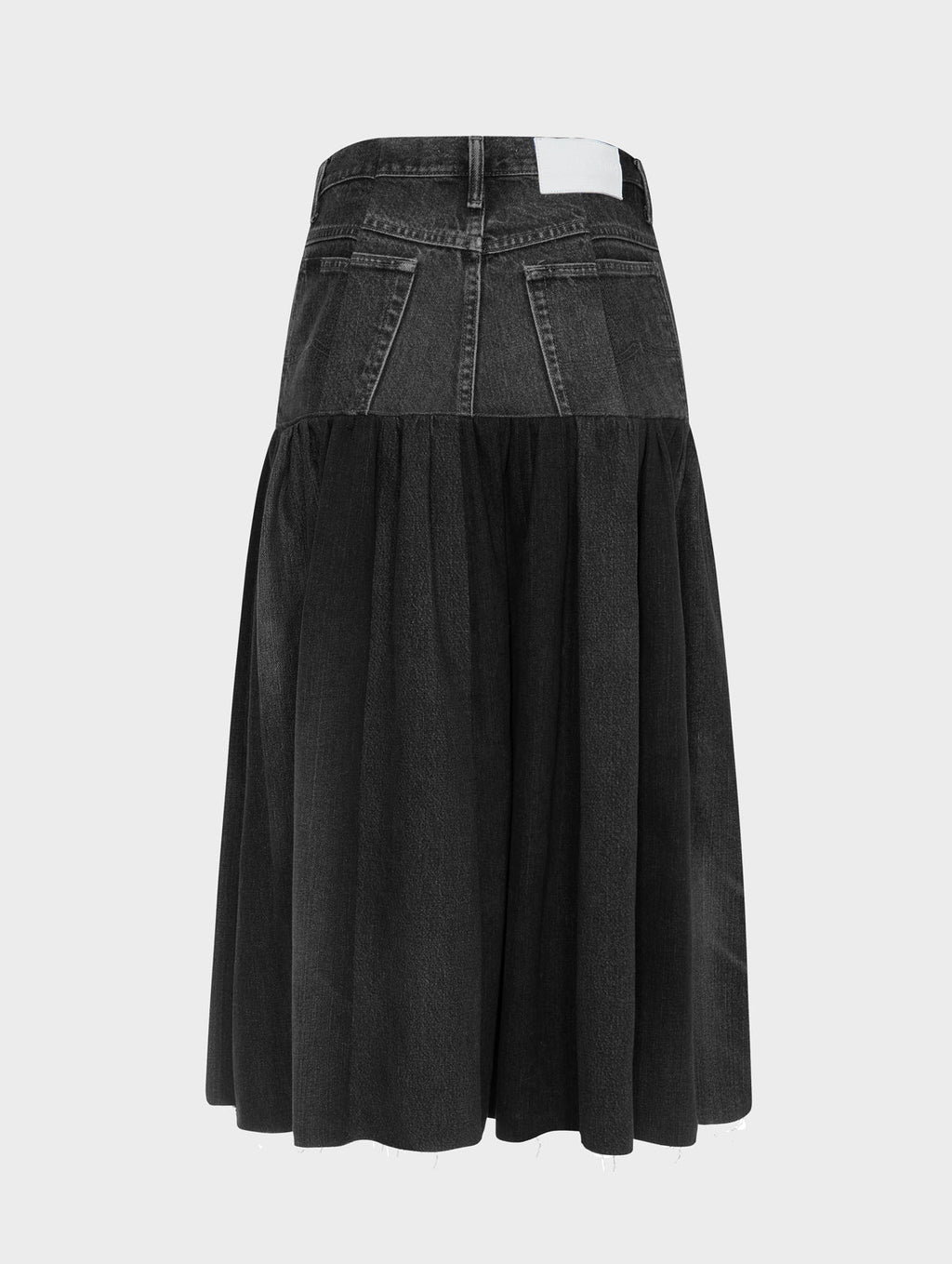 Harvard Denim Skirt Charcoal - ELV Denim
