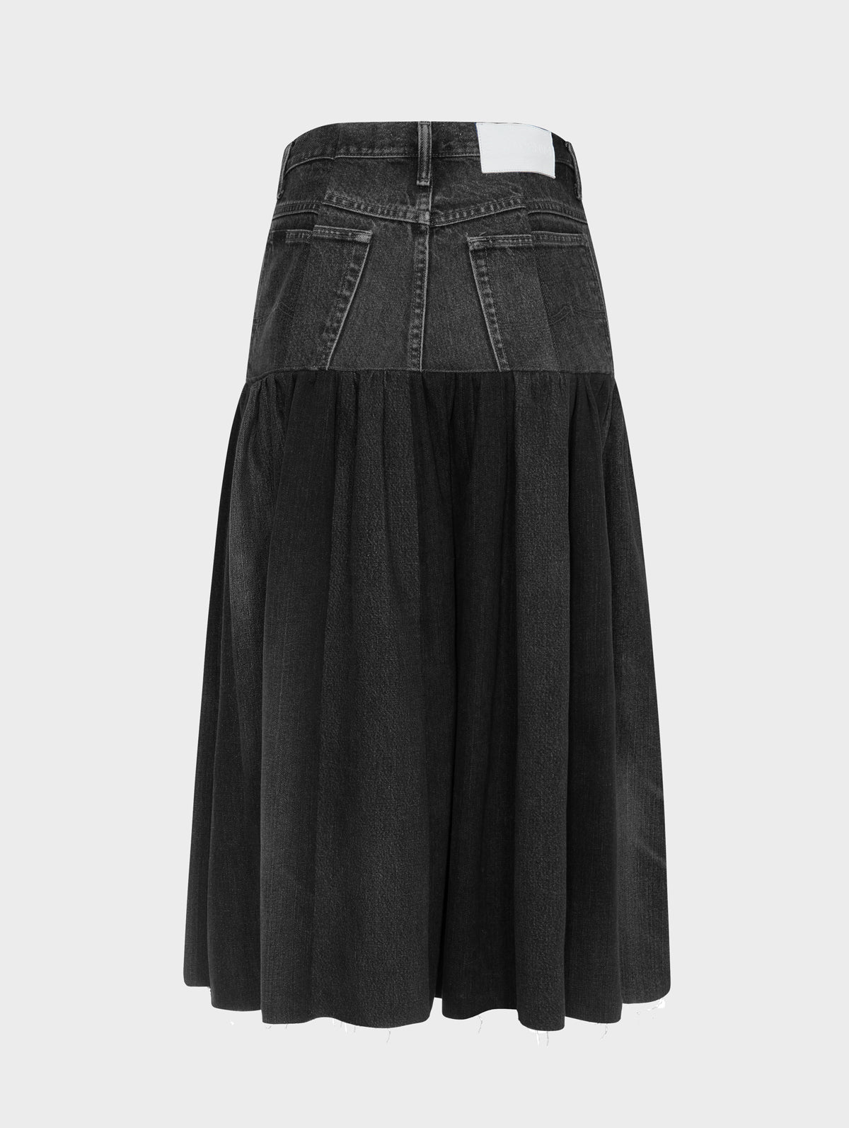 Harvard Denim Skirt Charcoal - ELV Denim