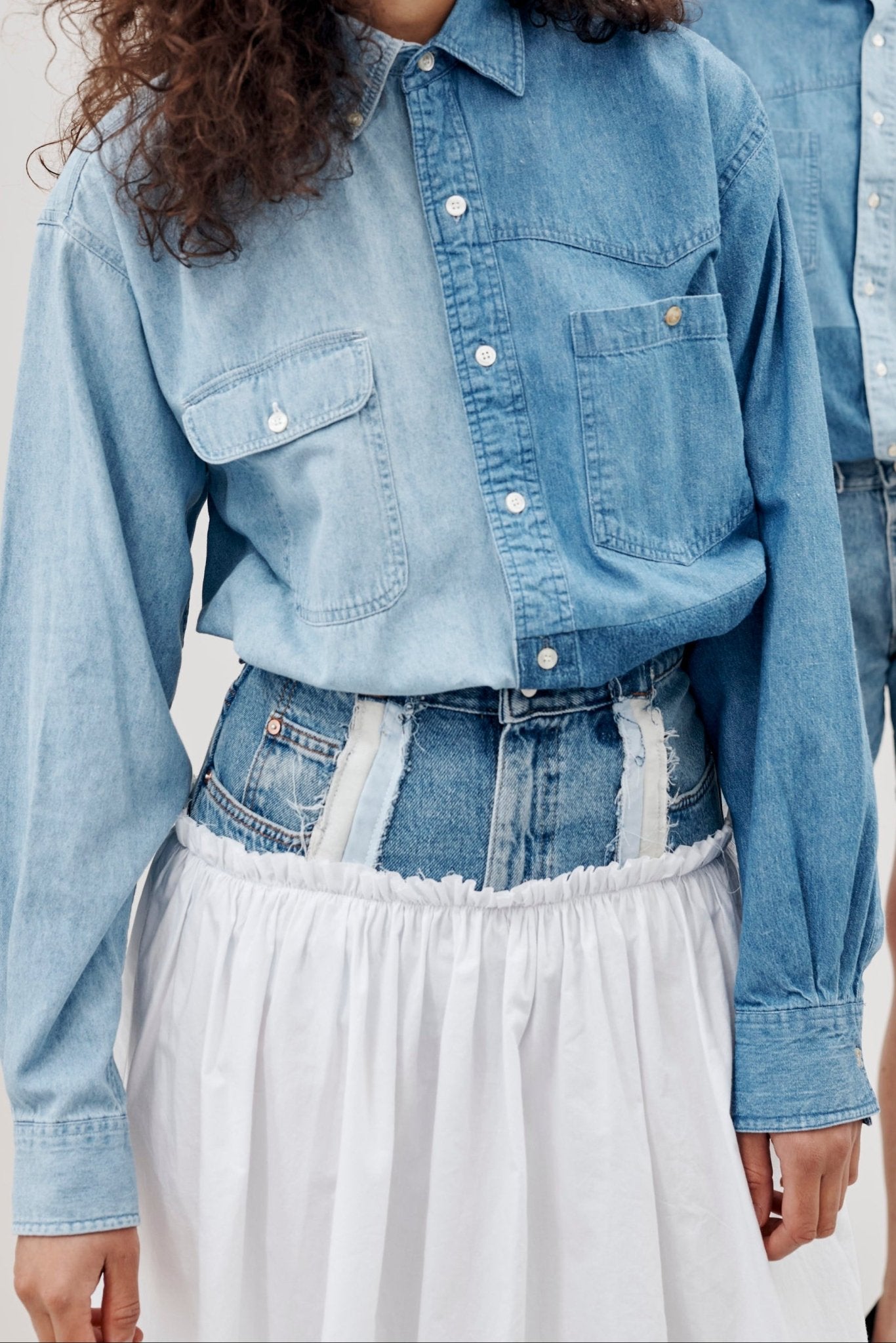 Ivy Skirt Light Blue - ELV Denim