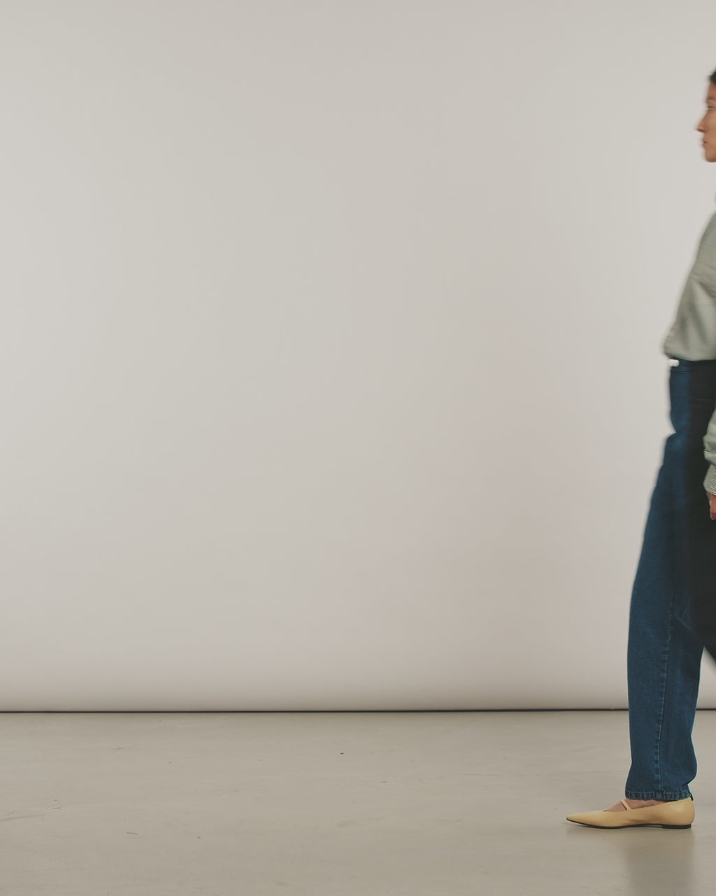 Black Dark Blue Contrast Boyfriend Jean