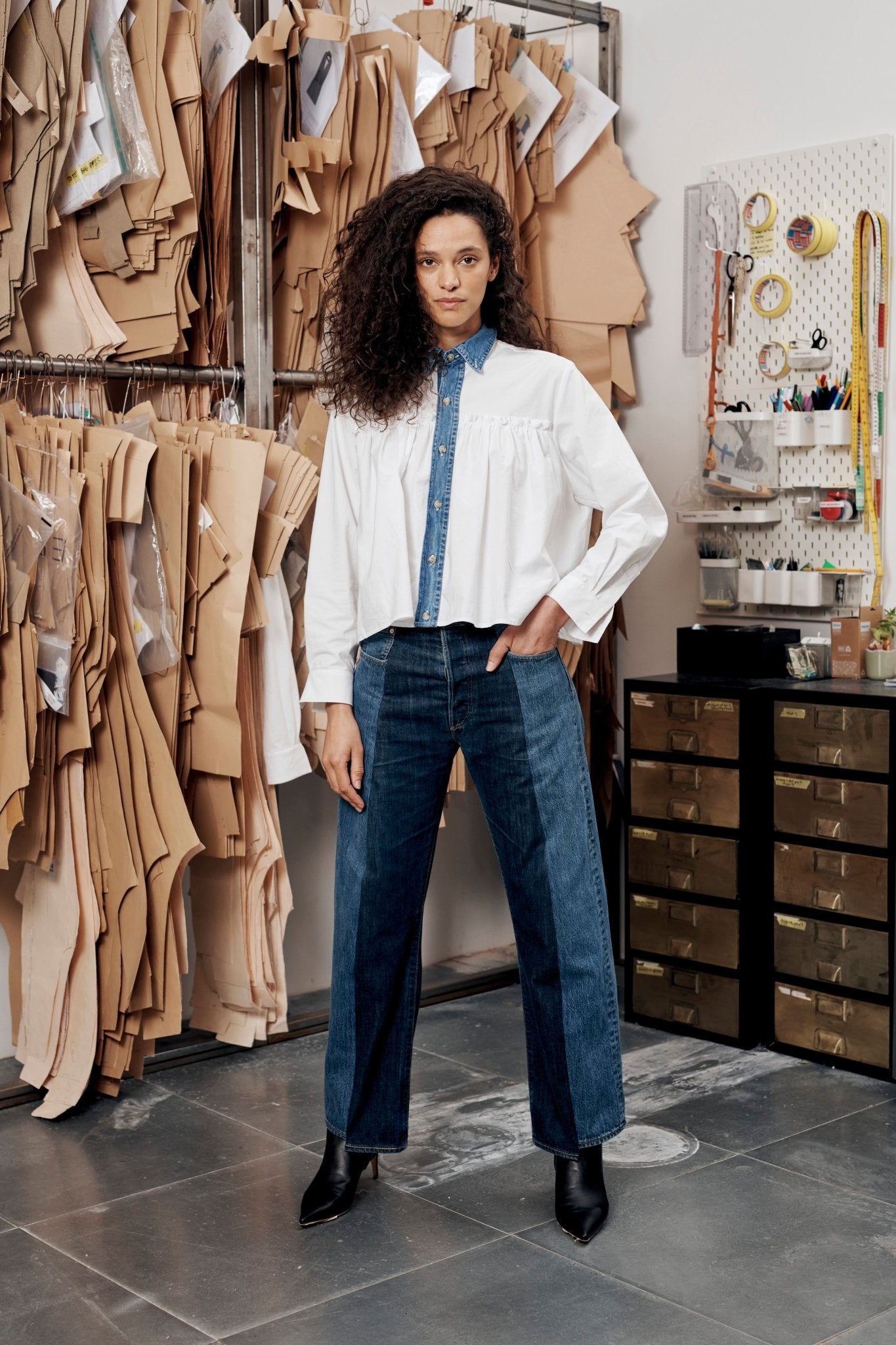 Raey Jean Mid Dark Blue - ELV Denim