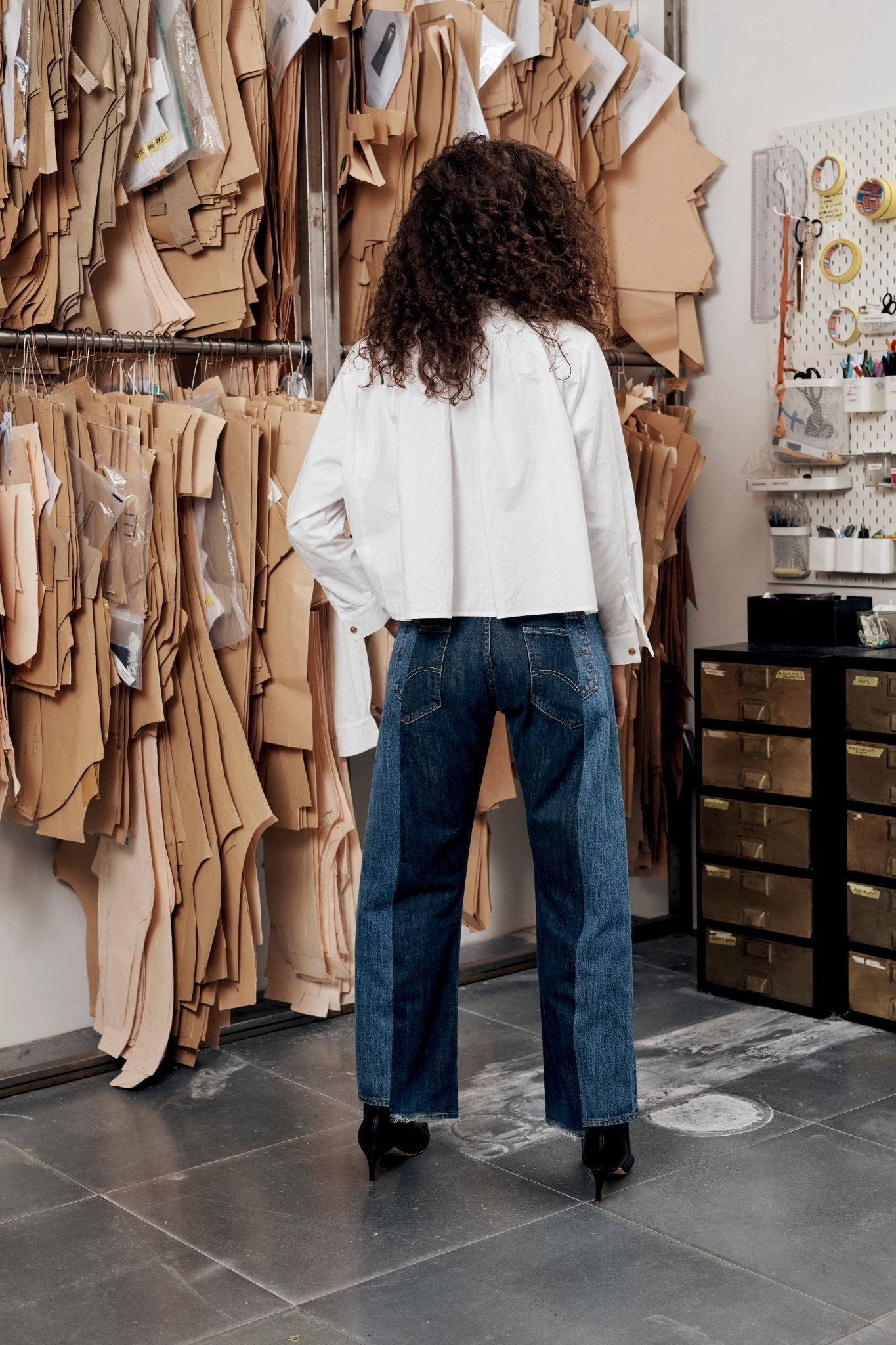 Raey Jean Mid Dark Blue - ELV Denim