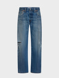 Stovepipe Jean Distressed Mid Blue - ELV Denim