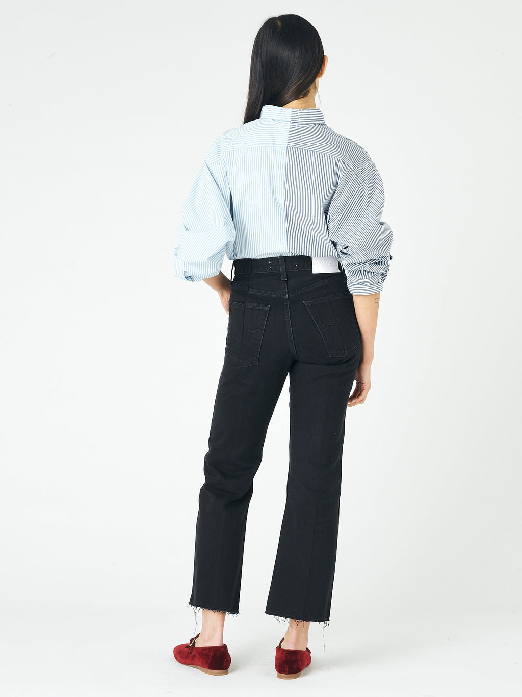 Black Match Flare Jean - E.L.V. Denim