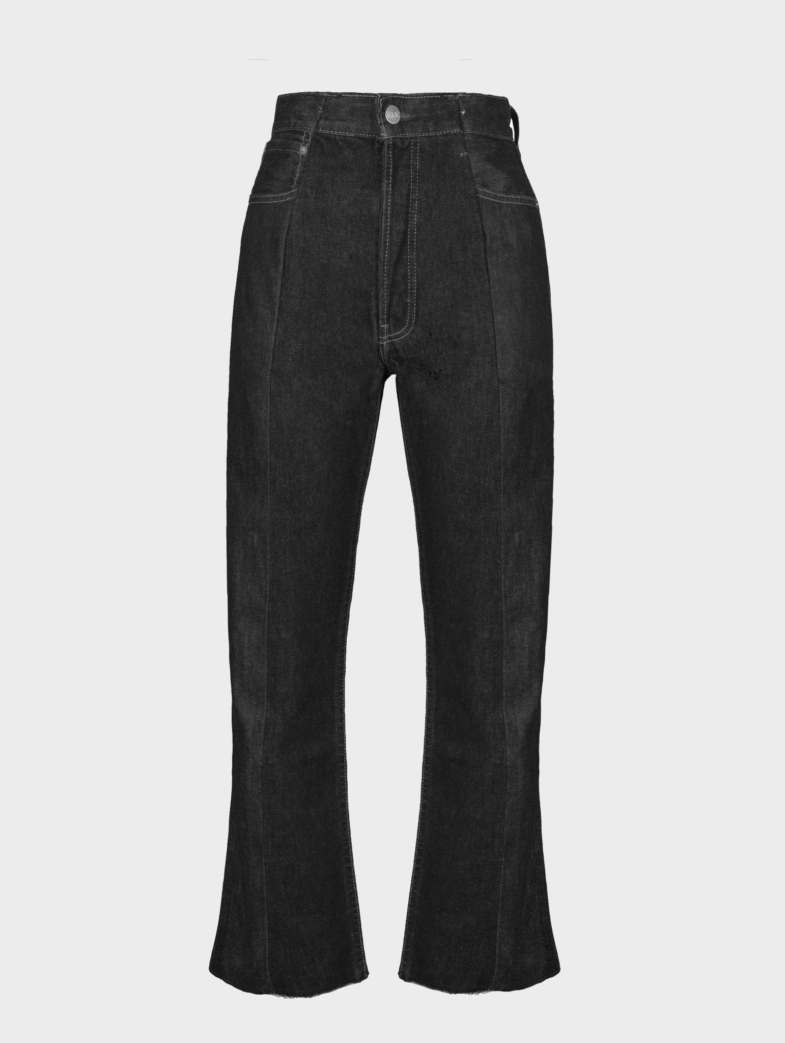 Black Match Flare Jean - E.L.V. Denim