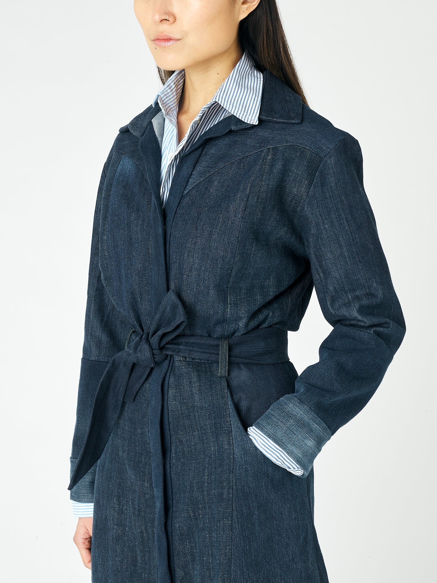 Dark Blue Denim Dress - E.L.V. Denim