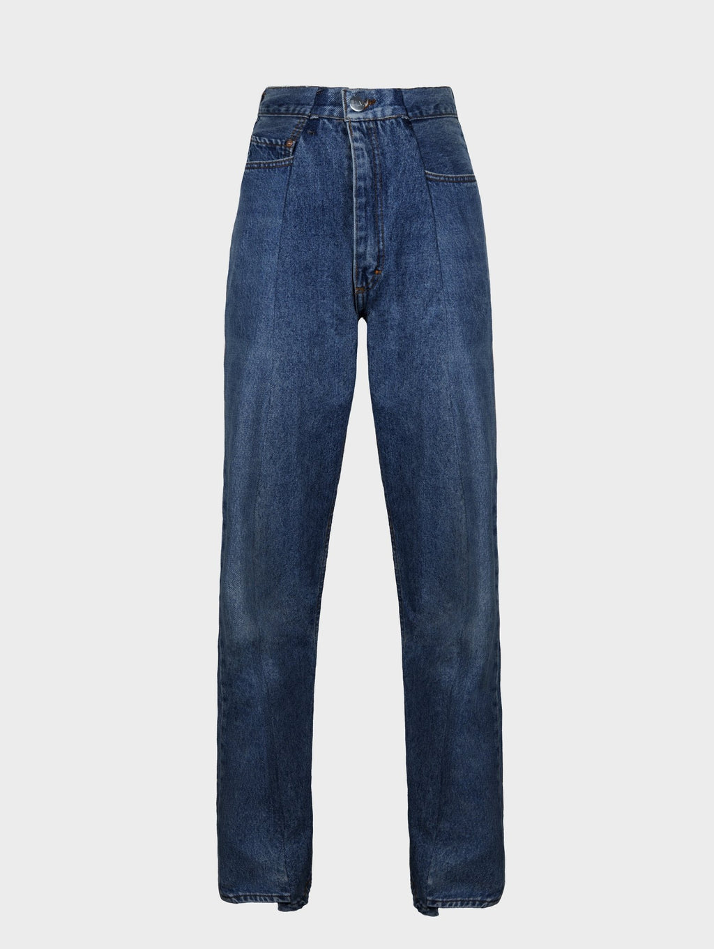 Dark Blue Match Boyfriend Jean - E.L.V. Denim