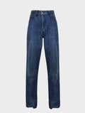 Dark Blue Match Boyfriend Jean - E.L.V. Denim