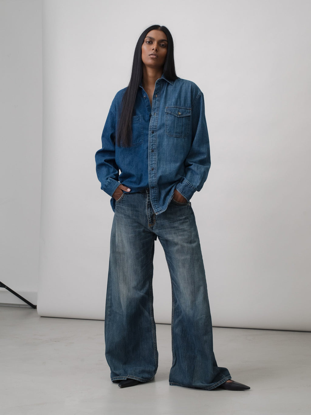 Dark Blue Raey Jean - E.L.V. Denim