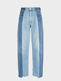 Mid Light Blue Contrast Boyfriend Jean - E.L.V. Denim
