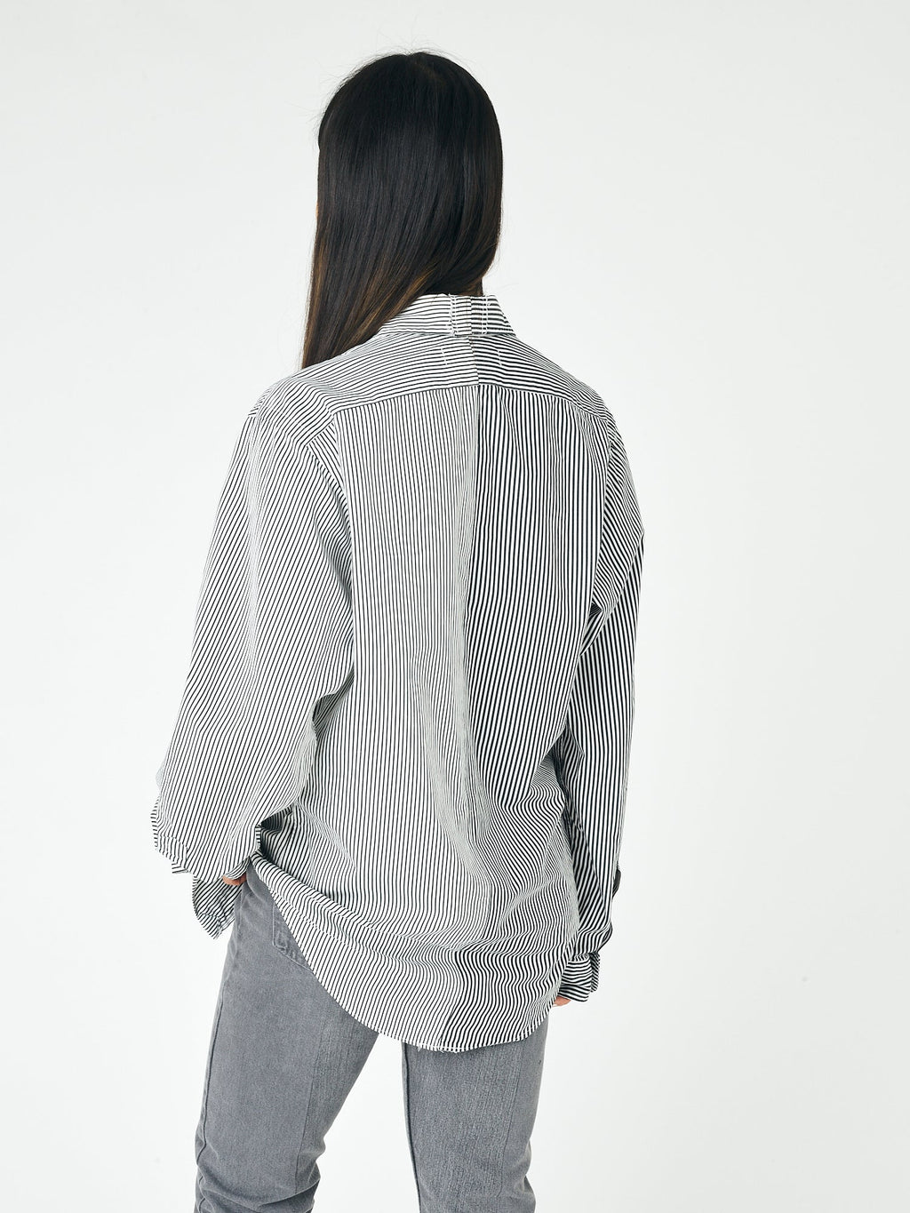 The Diana Cotton Black Stripe Shirt - E.L.V. Denim