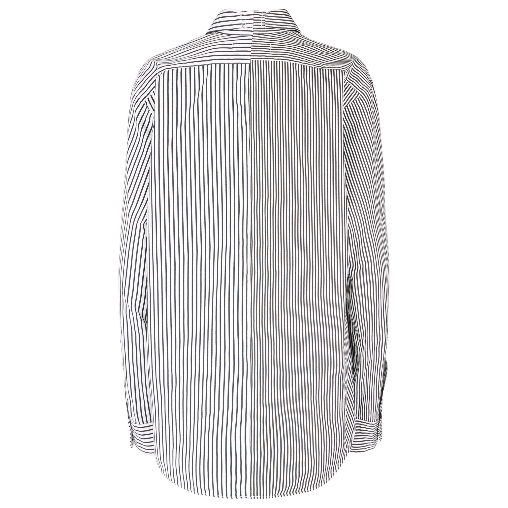 The Diana Cotton Black Stripe Shirt - E.L.V. Denim