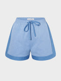 The Light Mid Blue Denim Missy Short - E.L.V. Denim