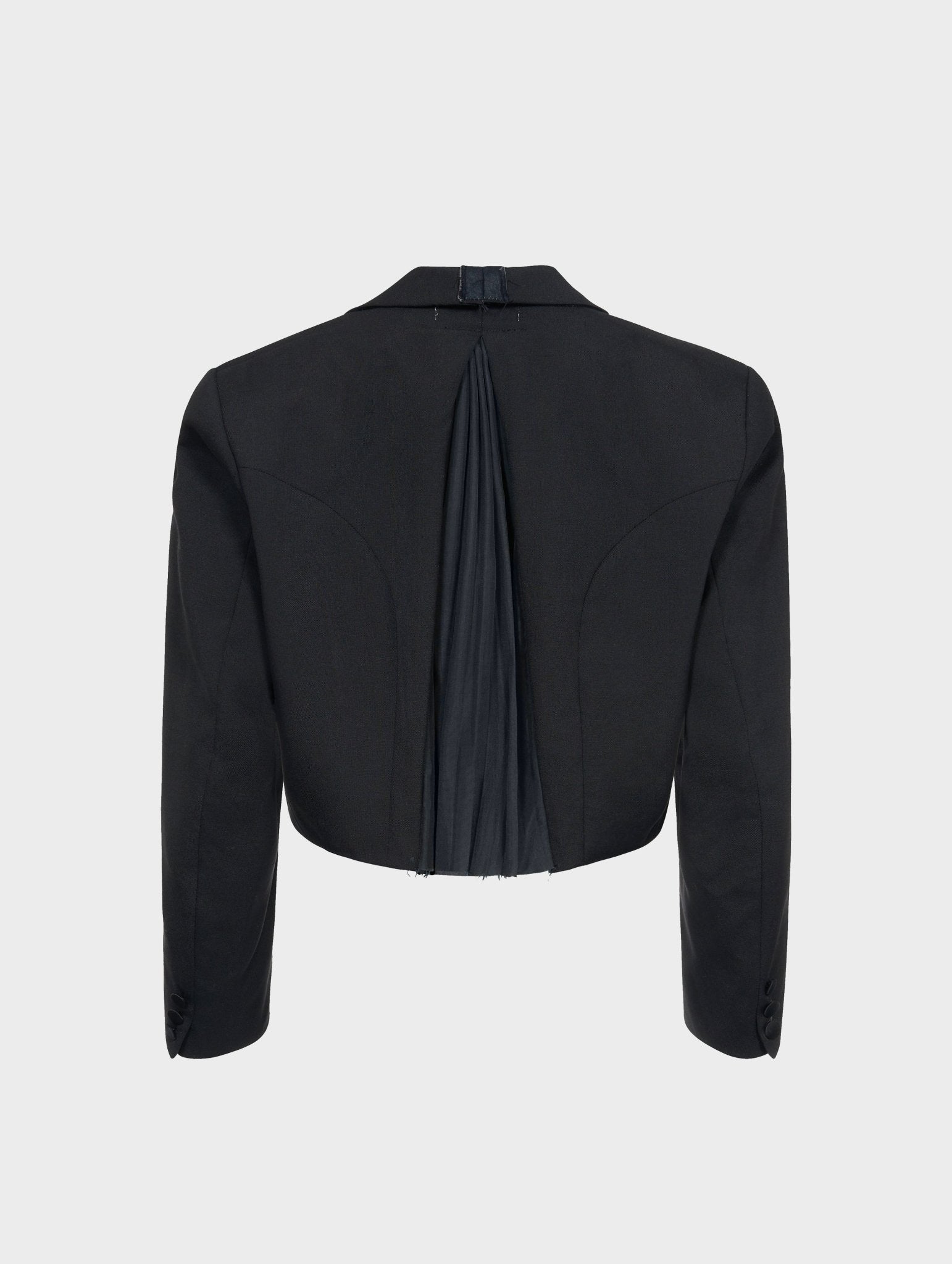 The Oversized Pleated Tux Jacket - E.L.V. Denim