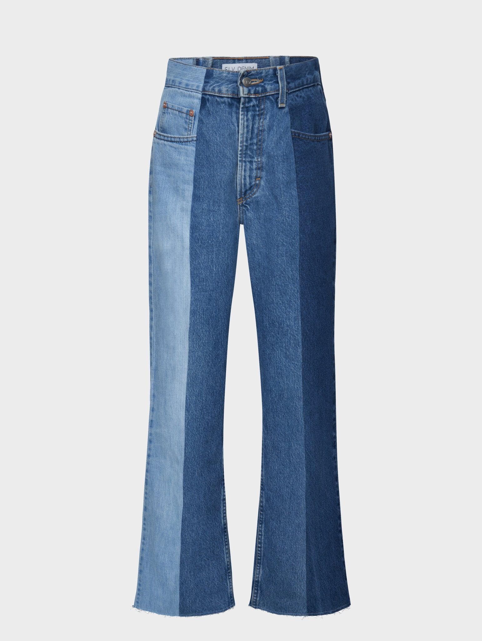 Tricolour Flare Jean - E.L.V. Denim