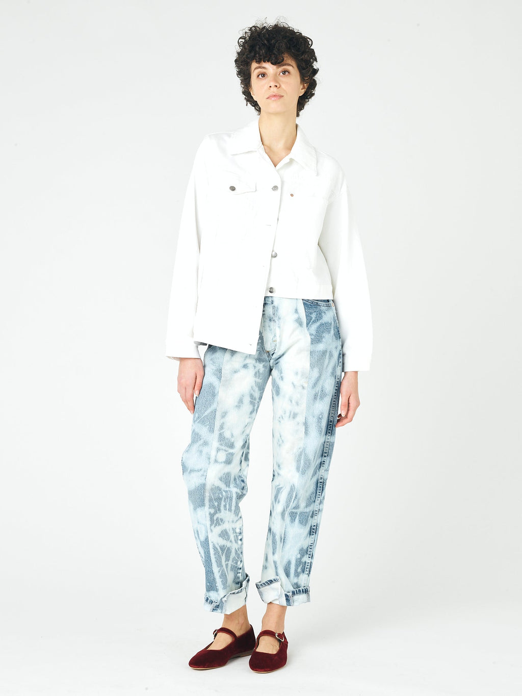 White Match Jacket - E.L.V. Denim