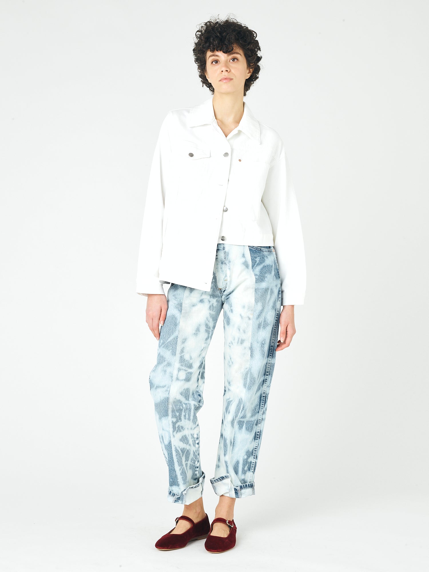 White Match Jacket - E.L.V. Denim